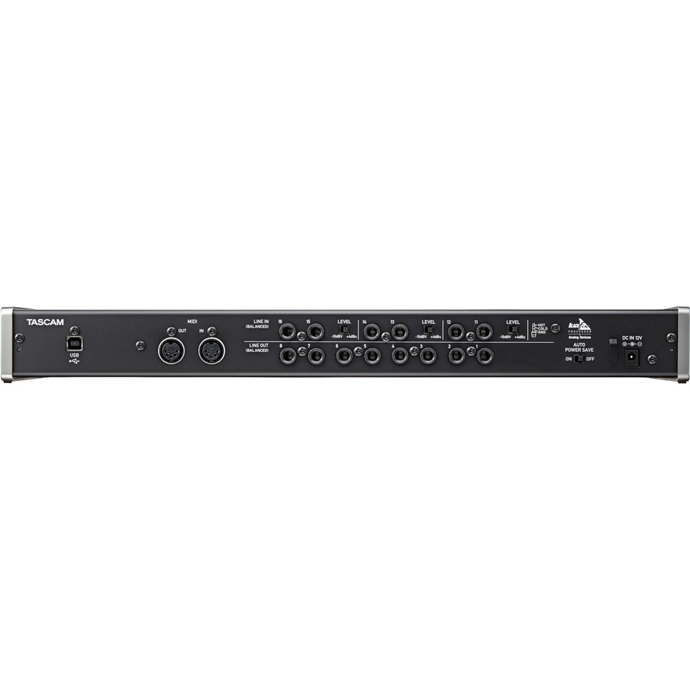 Interface de áudio USB 16 entradas e 8 saídas TASCAM US-16X08 - 2