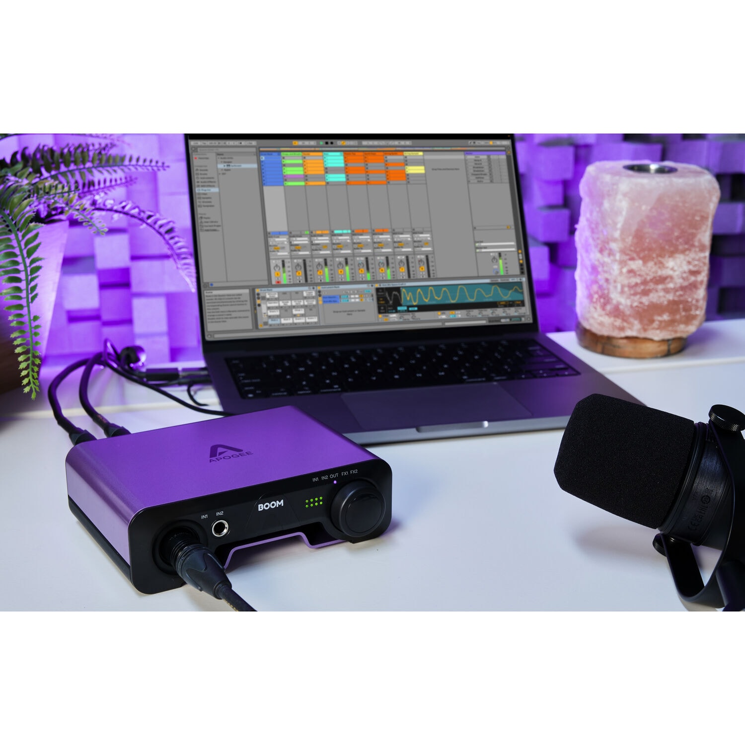 Interface de áudio USB Apogee Boom 2 entradas e 2 saídas