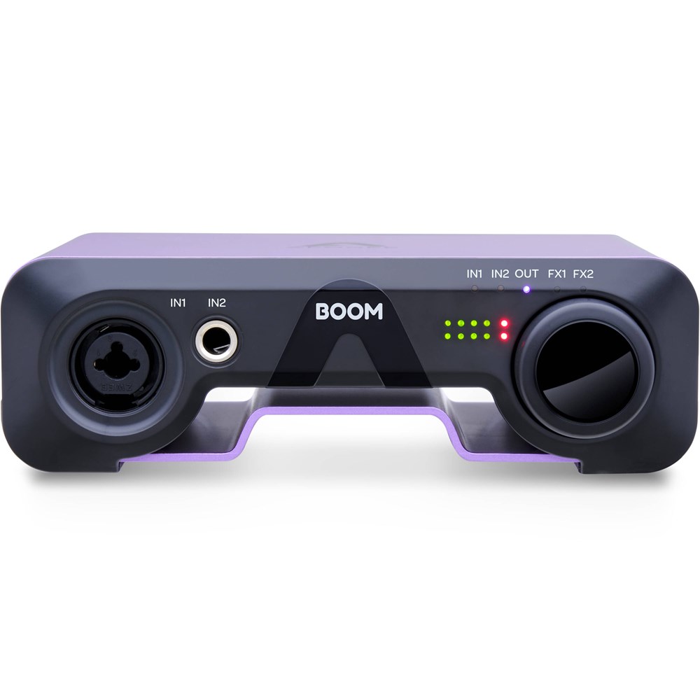 Interface de áudio USB Apogee Boom 2 entradas e 2 saídas