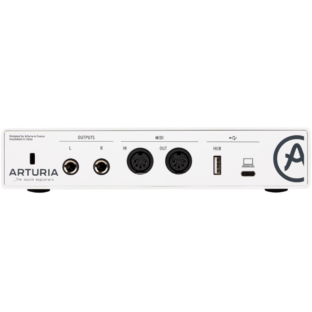Interface de áudio USB com 2 entradas e 2 saídas e MIDI Arturia Minifuse 2 White - 2