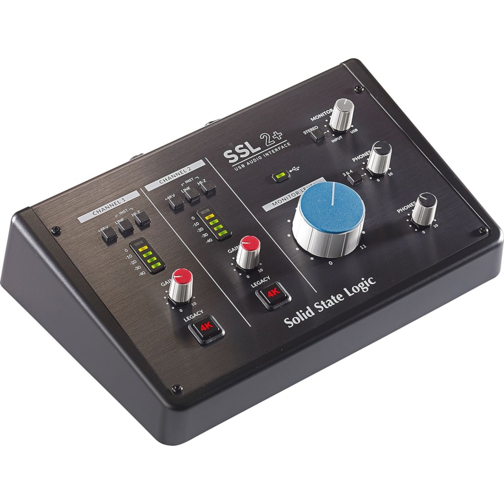 Interface de áudio USB com 2 entradas e 4 saídas e MIDI SSL 2 Plus - OPEN BOX - 1