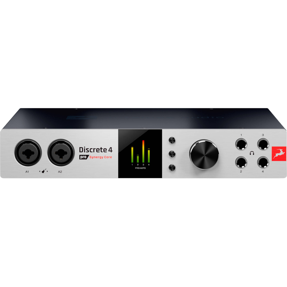 Interface de áudio USB e Thunderbolt Antelope Discrete 4 Pro Synergy Core