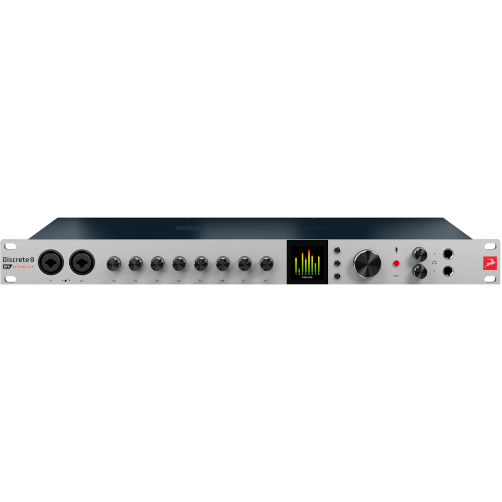 Interface de áudio USB e Thunderbolt Antelope Discrete 8 Pro Synergy Core