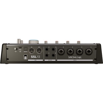 Interface de áudio USB SSL 12 com 4 entradas e 8 saídas com entrada ADAT e MIDI - 4