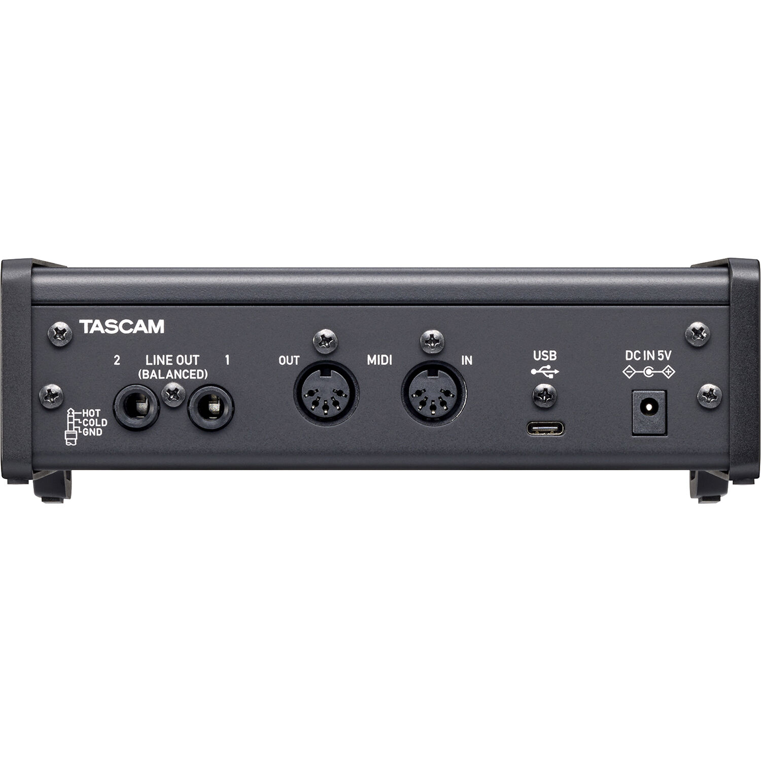 Interface de áudio USB TASCAM US-2X2HR 2 entradas e 2 saídas