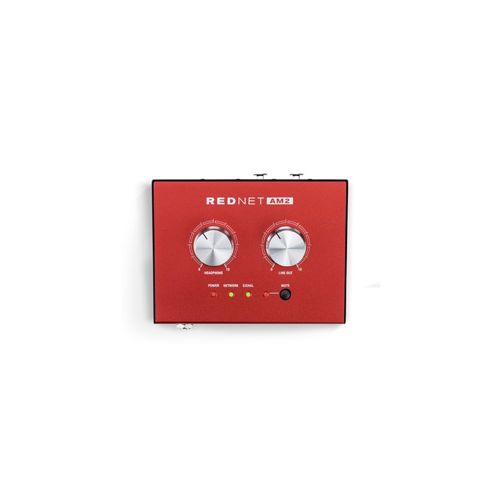 Interface para fones de ouvido DANTE Focusrite RedNet AM2