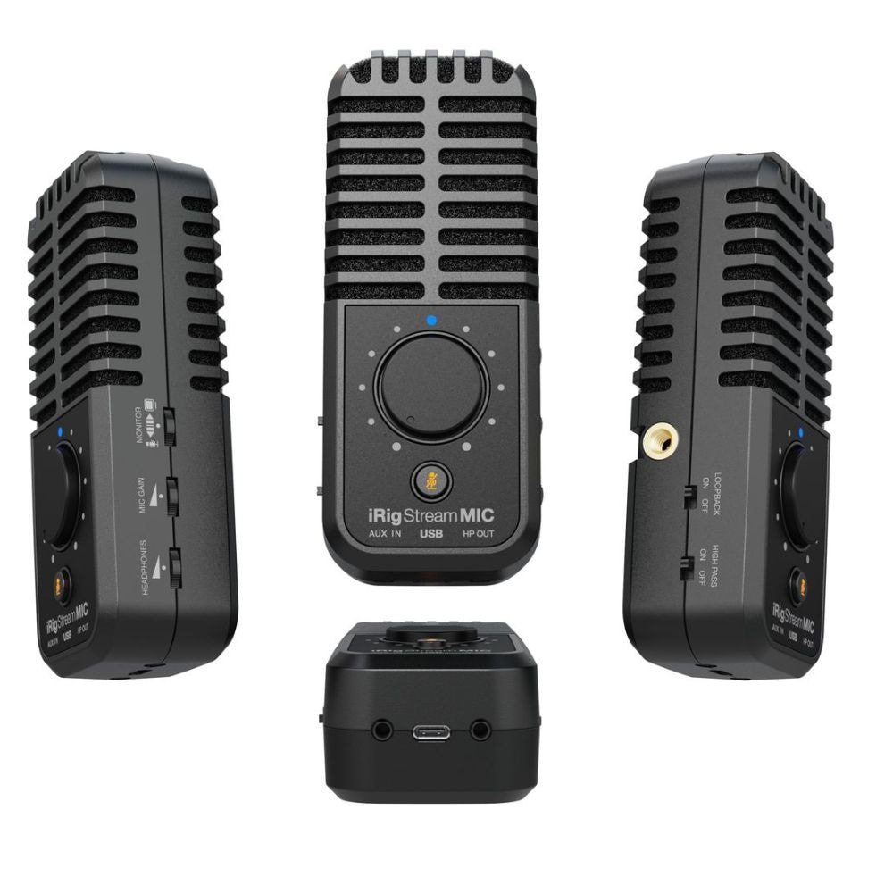 Microfone interface IK Multimedia iRig Stream Mic Pro