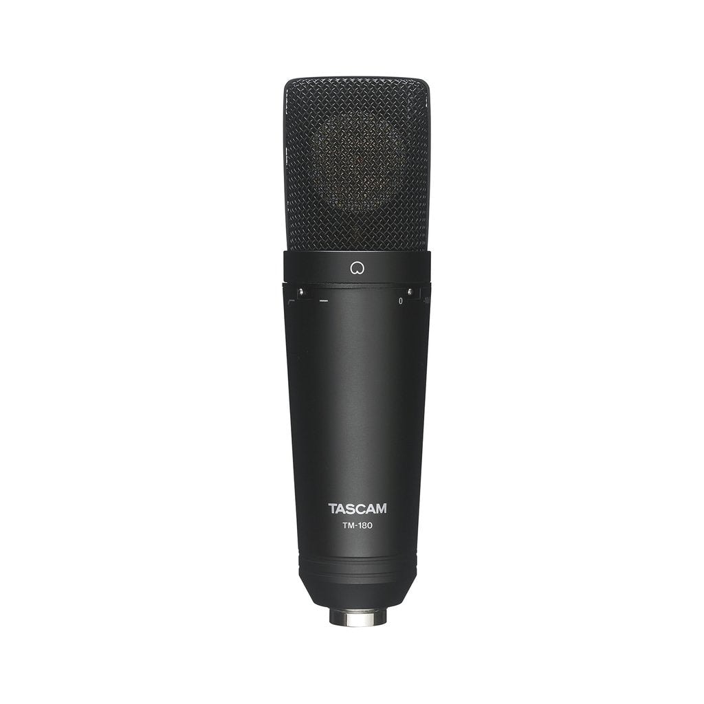 Microfone condensador diafragma grande cardioide TASCAM TM-80
