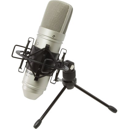 Microfone condensador diafragma grande cardioide TASCAM TM-80 - 1