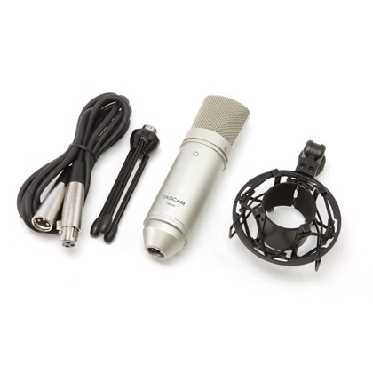 Microfone condensador diafragma grande cardioide TASCAM TM-80 - 4