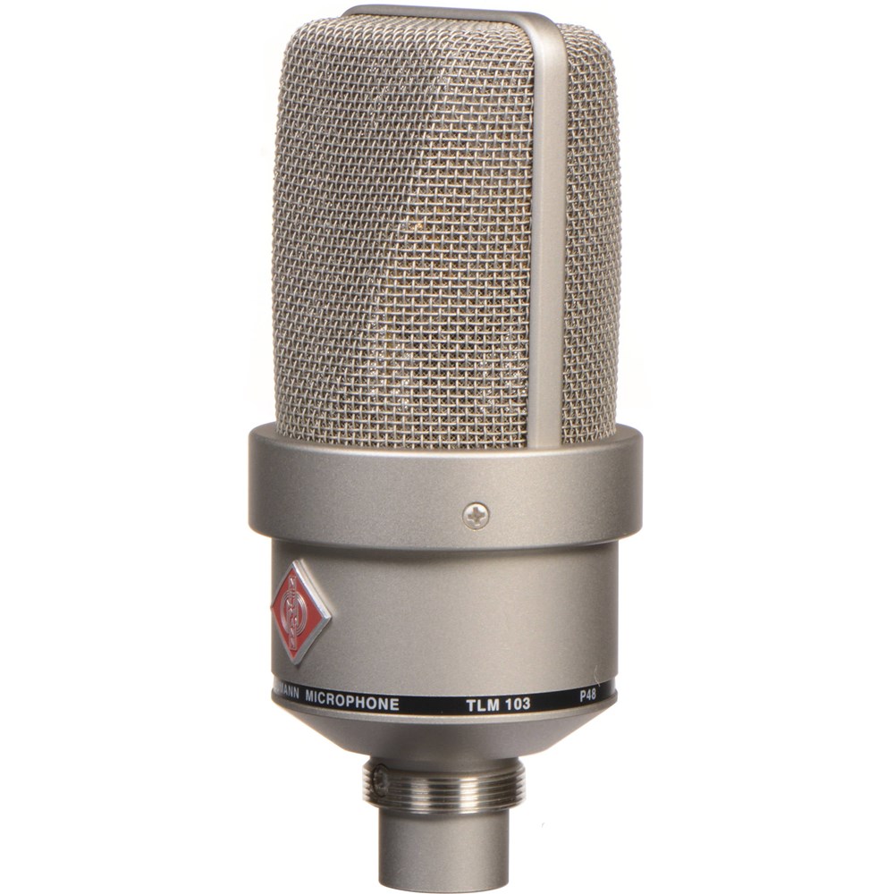 Microfone condensador diafragma grande com shockmount Neumann TLM 103 Mono set - 2