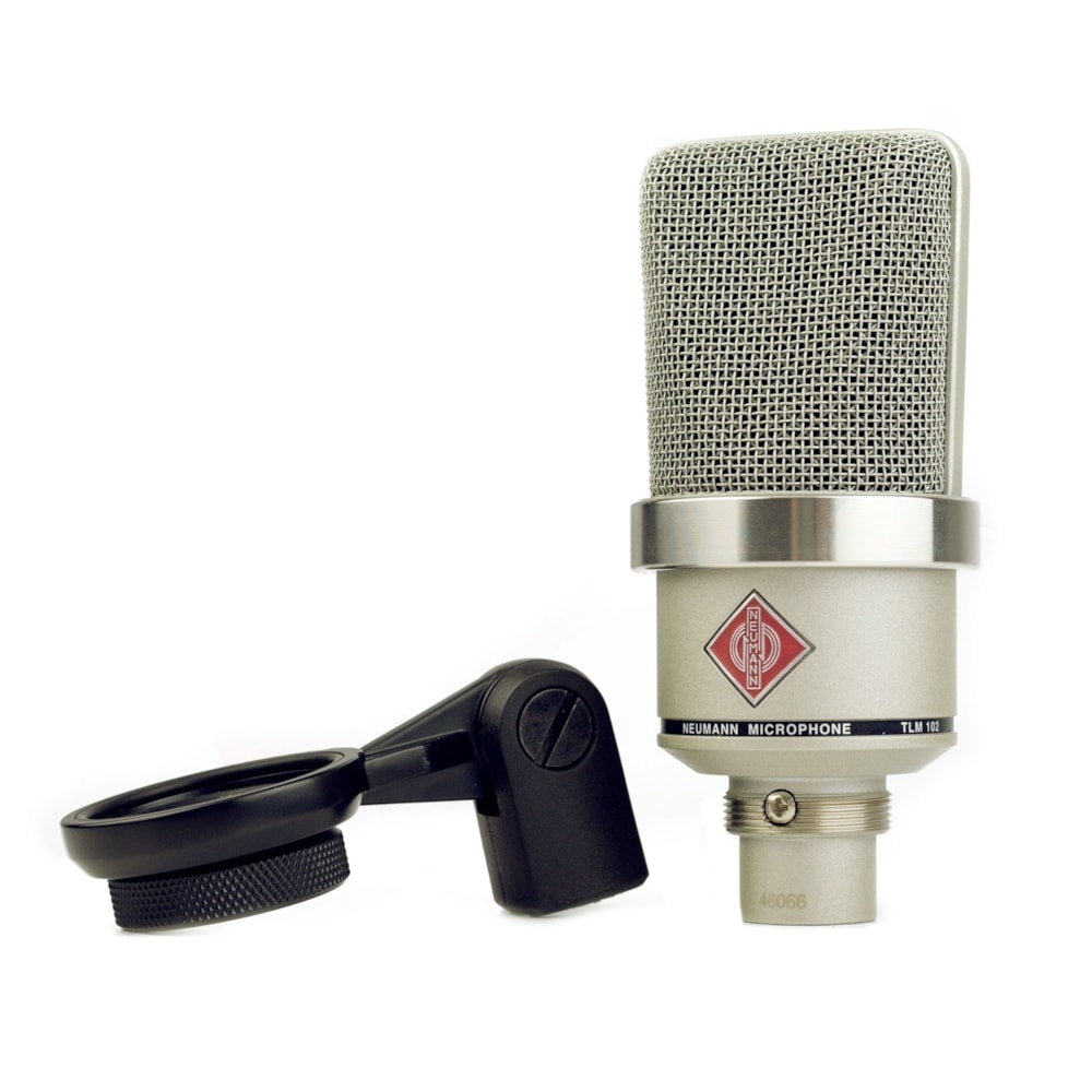 Microfone condensador diafragma grande Neumann TLM 102 - 1