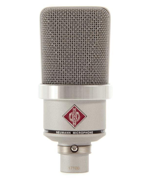 Microfone condensador Neumann TLM 102 diafragma grande Studio Set