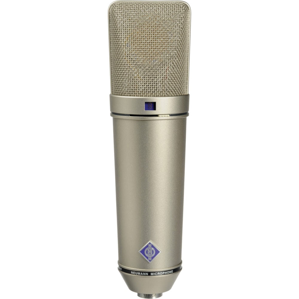 Microfone condensador Neumann U 87 AI diafragma grande 3 padrões polares