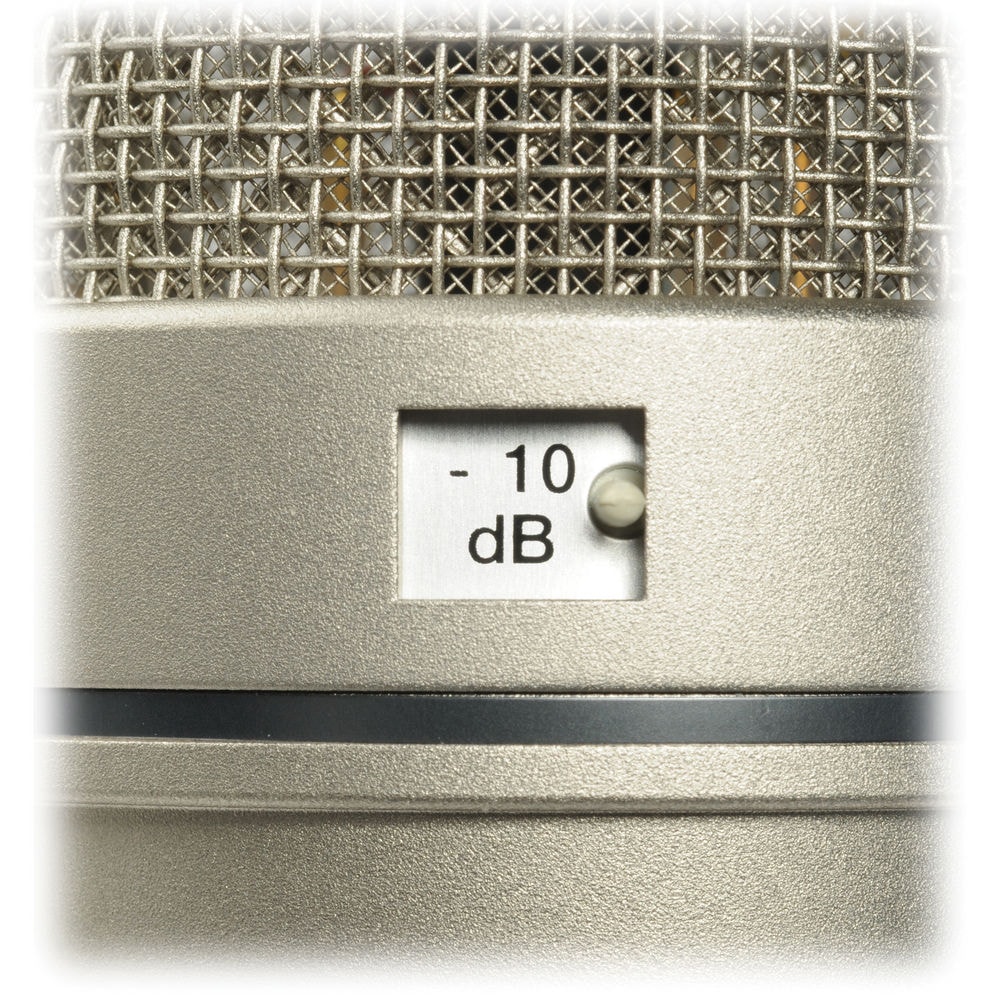 Microfone condensador Neumann U 87 AI diafragma grande 3 padrões
