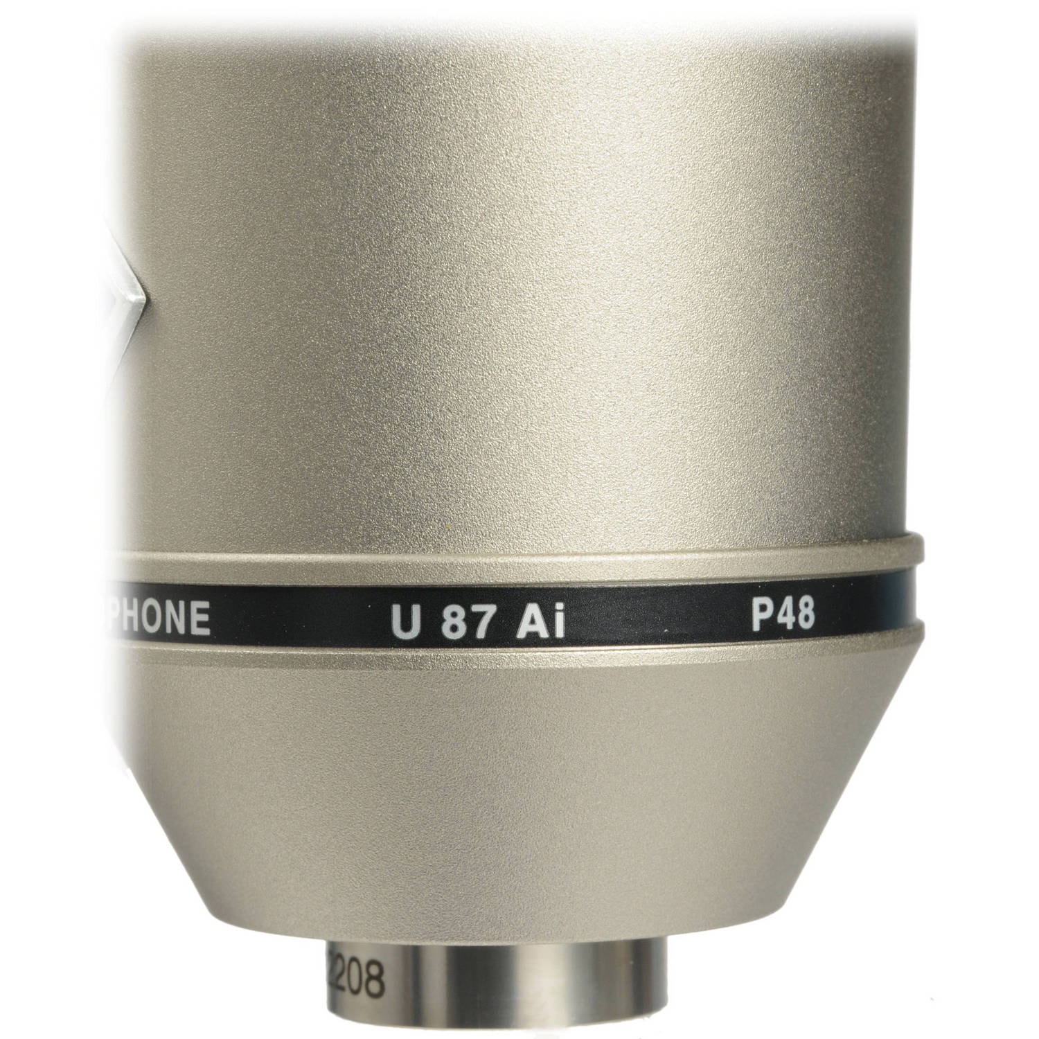 Microfone condensador Neumann U 87 AI diafragma grande 3 padrões