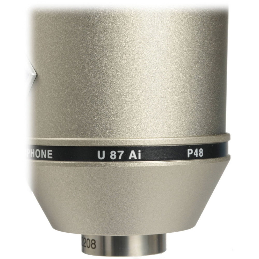 Microfone condensador Neumann U 87 AI diafragma grande 3 padrões polares - 2