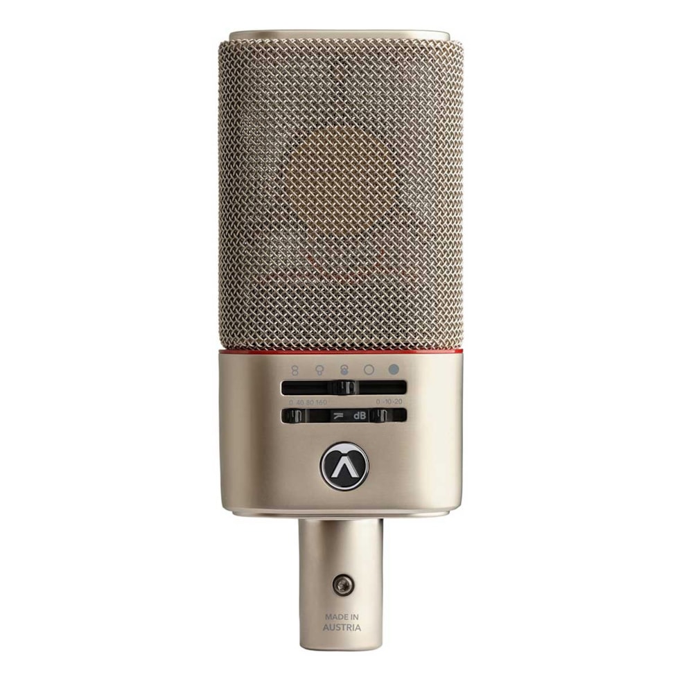 Microfone condensador OC818 Austrian Audio Studio Set Prateado