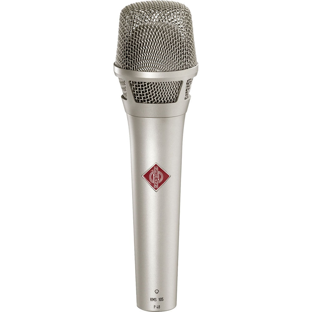 Microfone condensador supercardioide para palco Neumann KMS 105 Ni