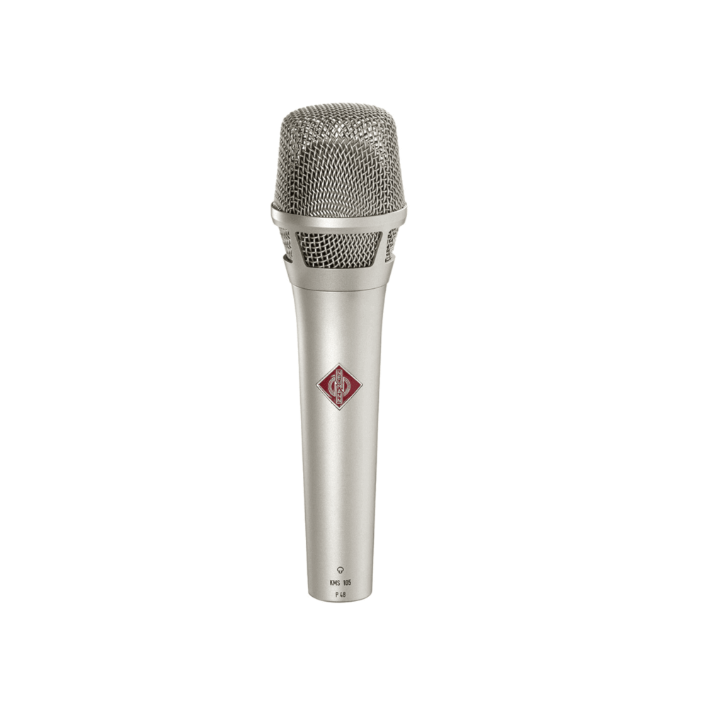 Microfone Condensador Supercardioide para Palco Neumann KMS 105 Ni Br