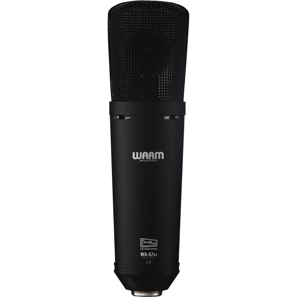 Microfone condensador Warm WA-87 R2 Black diafragma grande FET 3 padrões polares - 3