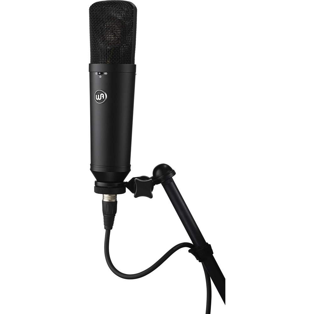 Microfone condensador Warm WA-87 R2 Black diafragma grande FET 3 padrões polares - 5