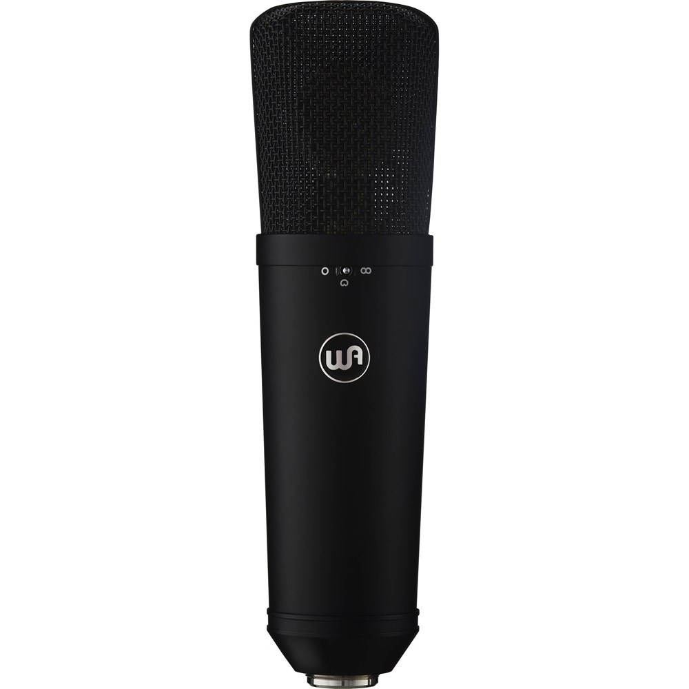 Microfone condensador Warm WA-87 R2 Black diafragma grande FET 3 padrões polares