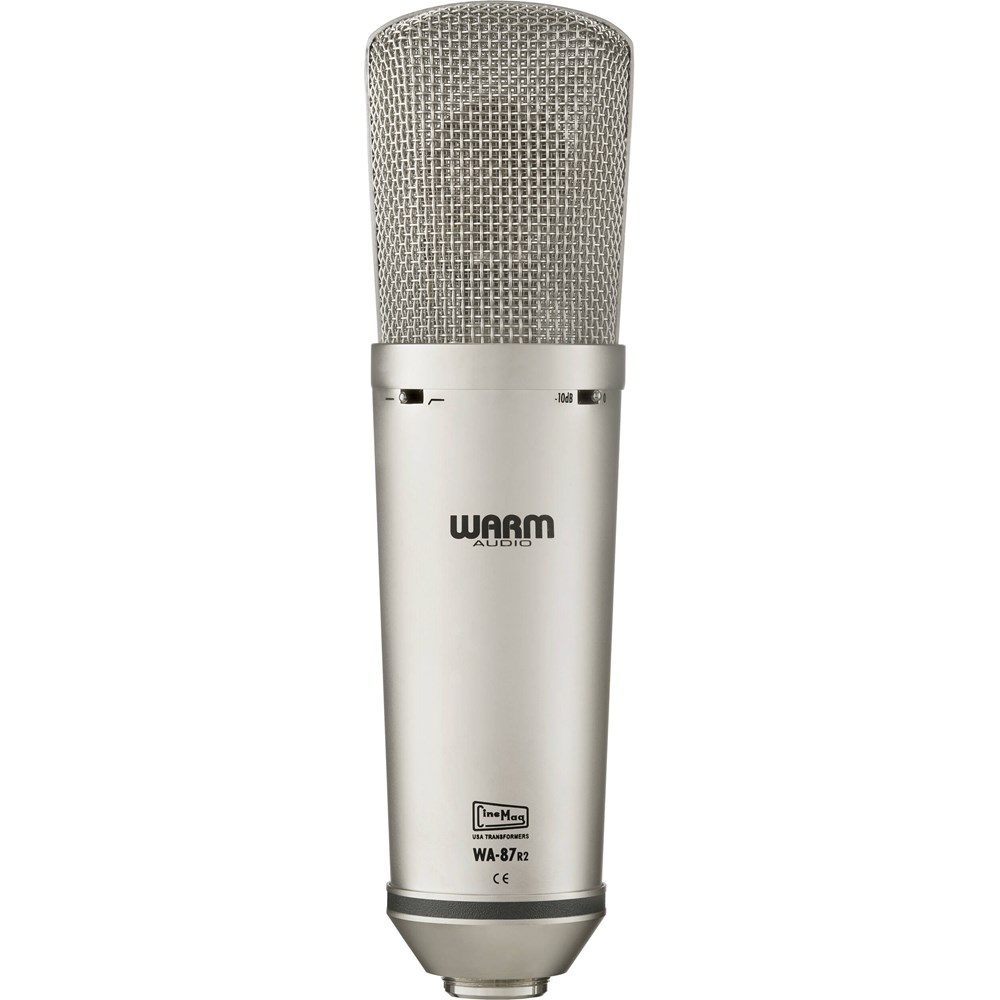 Microfone condensador Warm WA-87 R2 Níquel diafragma grande FET 3 padrões polares - 2