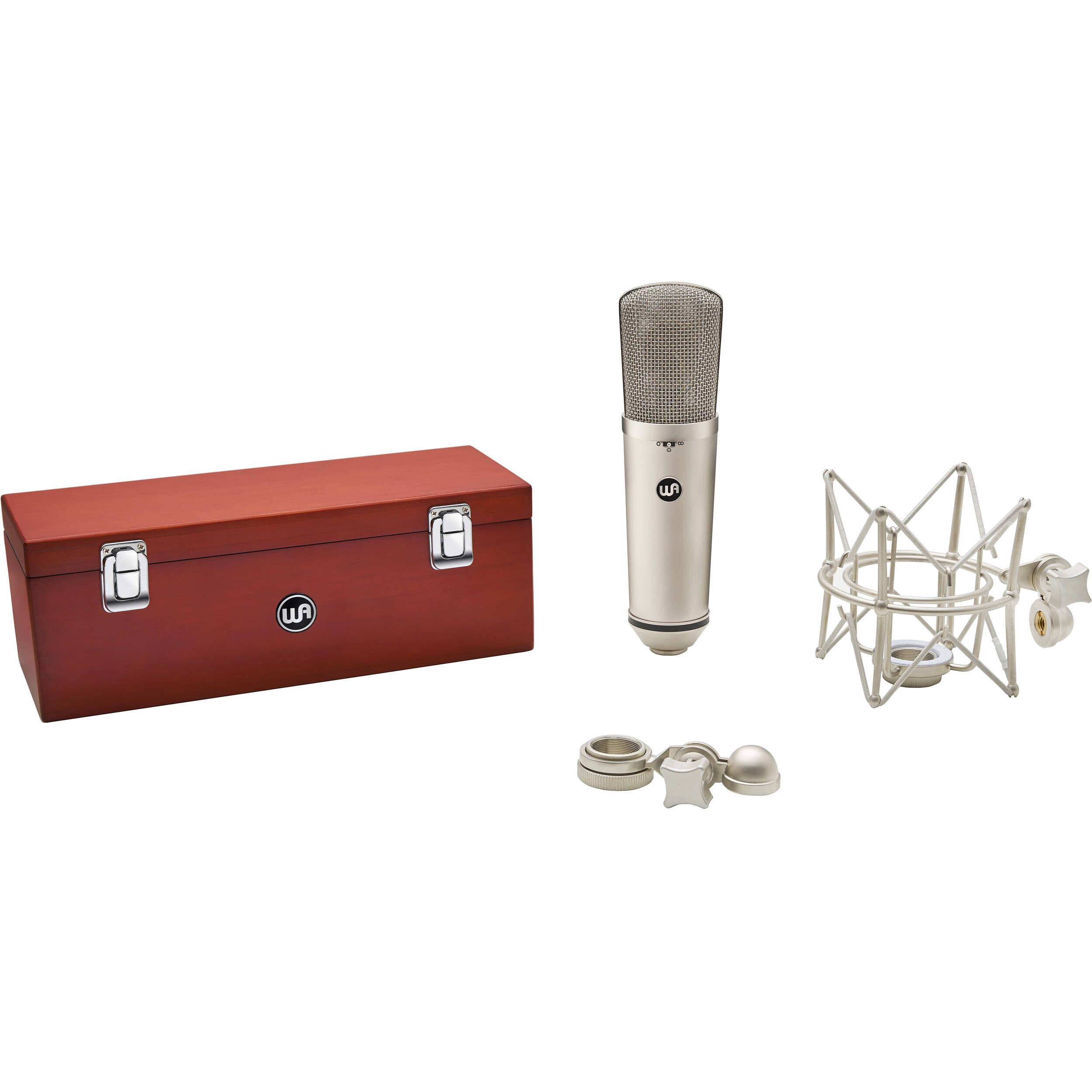 Microfone condensador Warm WA-87 R2 Níquel diafragma grande FET 3