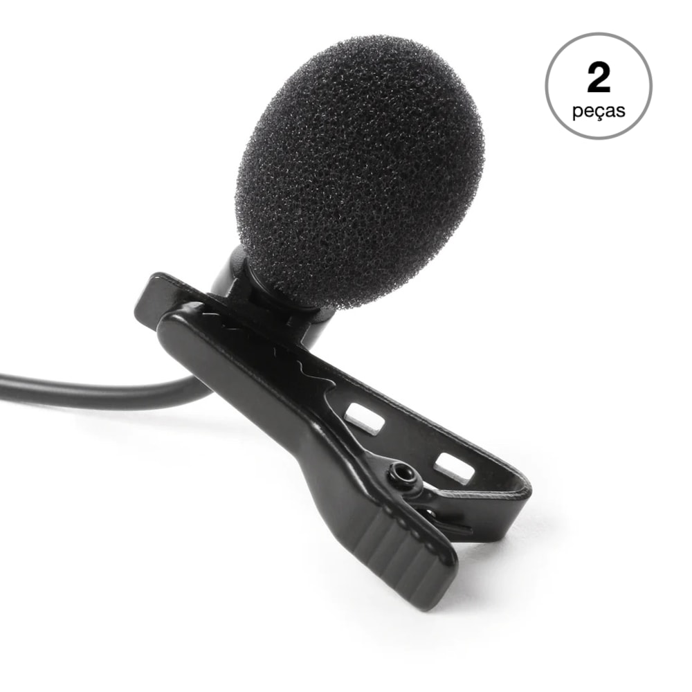 Microfone de lapela para iOS e Android iRig Mic Lav 2
