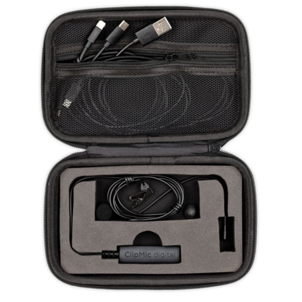 Microfone de lapela USB ClipMic digital 2 Apogee