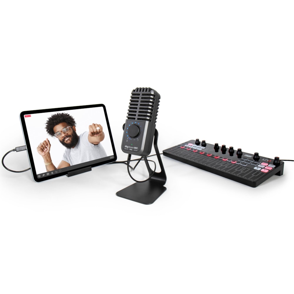 Microfone interface IK Multimedia iRig Stream Mic Pro - 5