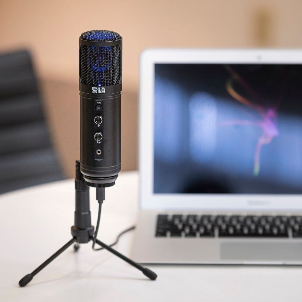 Microfone para live gravação condensador USB 512 Audio Tempest - 3