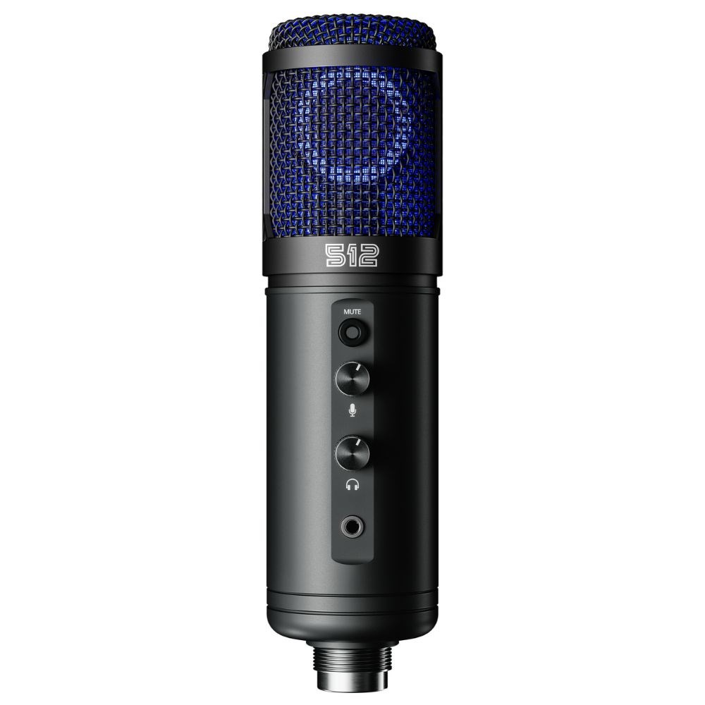 Microfone para live gravação condensador USB 512 Audio Tempest
