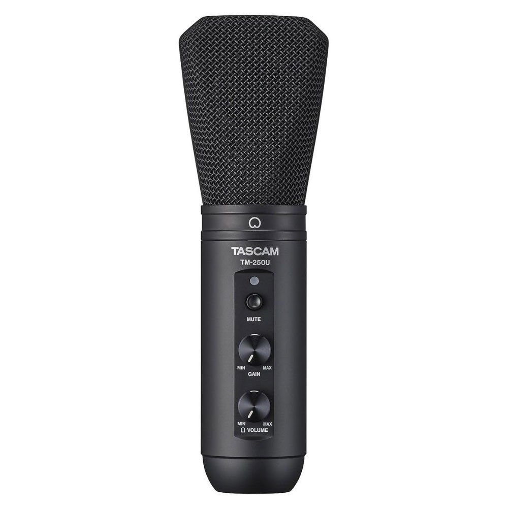 Microfone para live gravação condensador USB TASCAM TM-250U