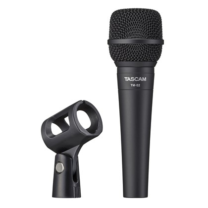 Microfone TASCAM TM-82 dinâmico cardioide para vocais e instrumentos - 1