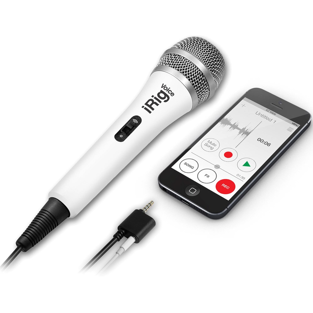 Microfones de mão para smartphone e tablets Irig Voice - 1