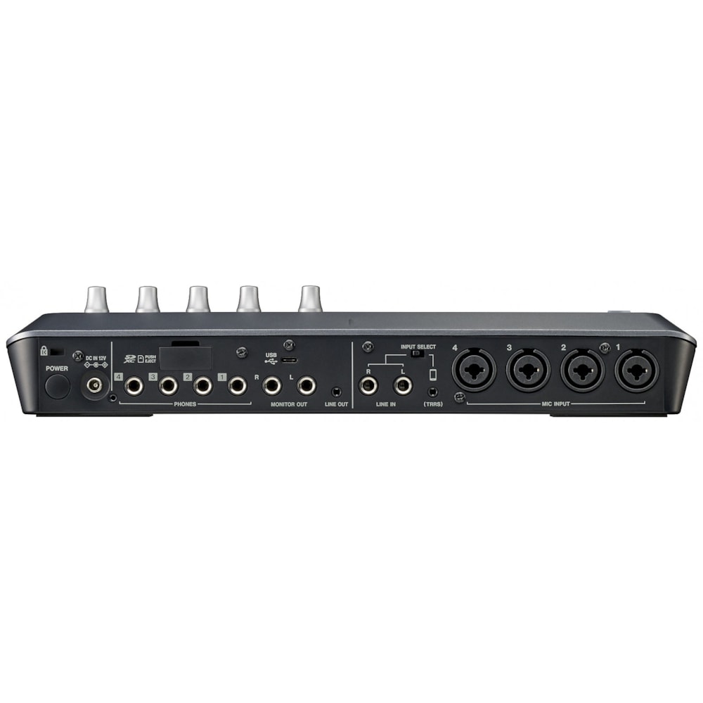 Mixcast 4 TASCAM Mixer para Podcast com Gravador e Interface USB - 3