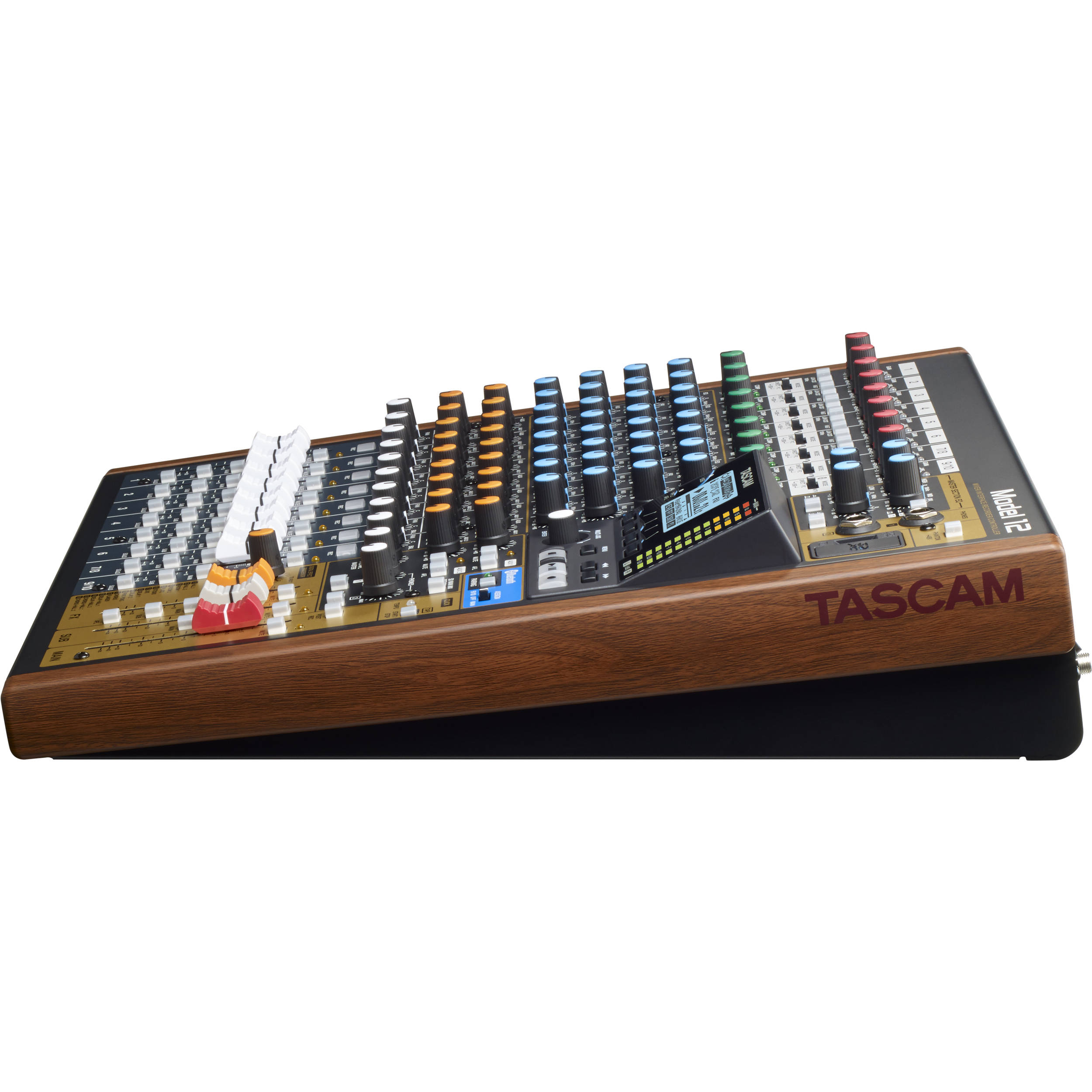 Model 12 TASCAM Mixer superfície de controle e gravador digital