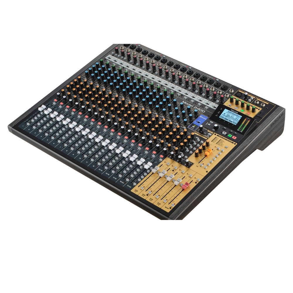 Model 2400 de 24 canais TASCAM Console de gravação analógico