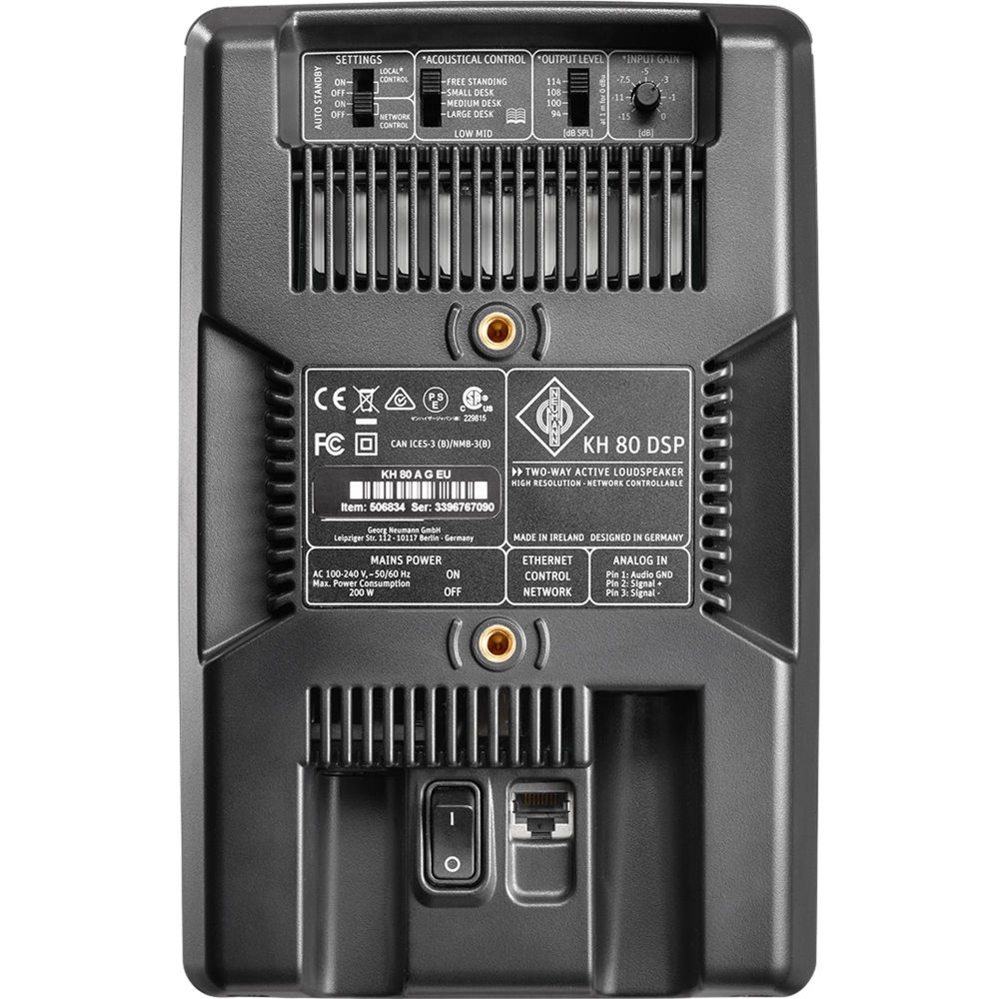 Monitor de audio ativo 4 Neumann KH 80 Dsp A G Eu