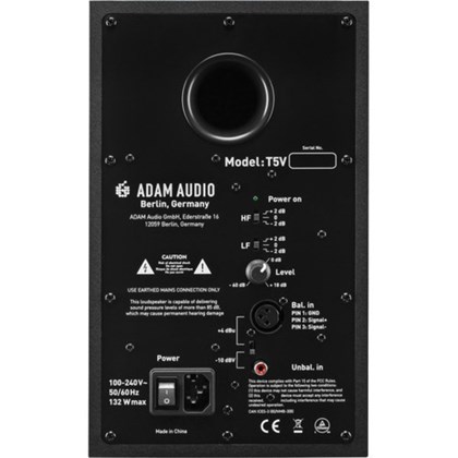 Monitor de áudio ativo 5 polegadas ADAM Audio T5V - 1