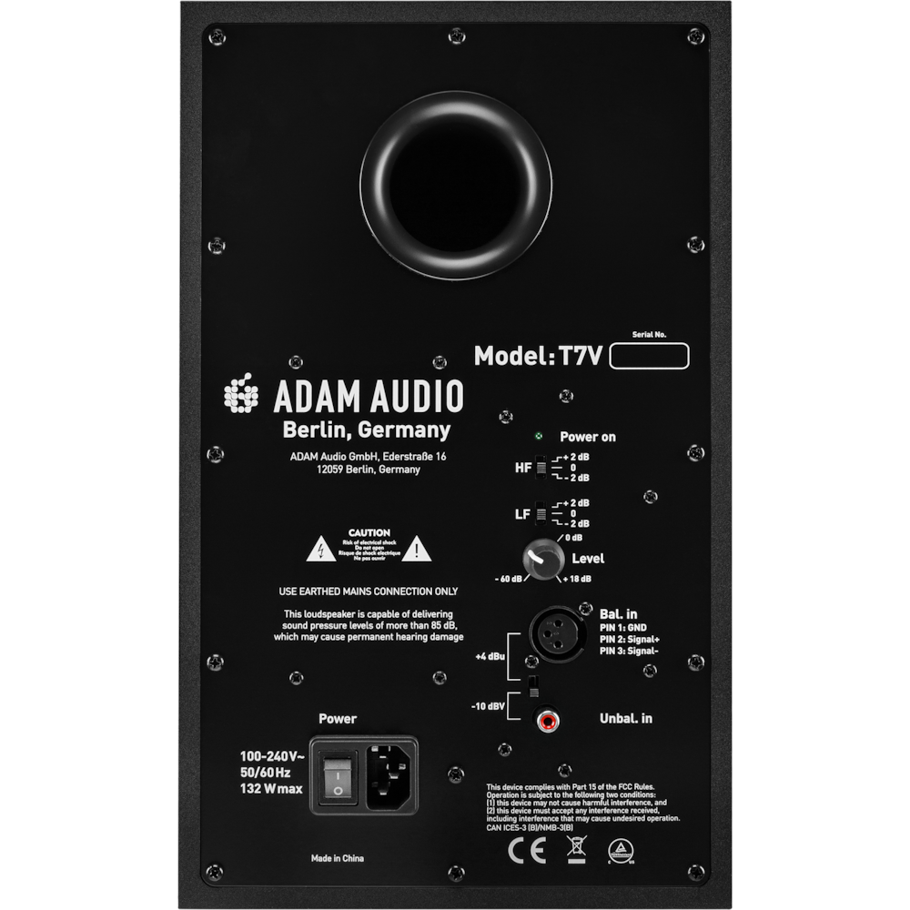 Monitor de áudio T7V ADAM Audio 7 polegadas - 2