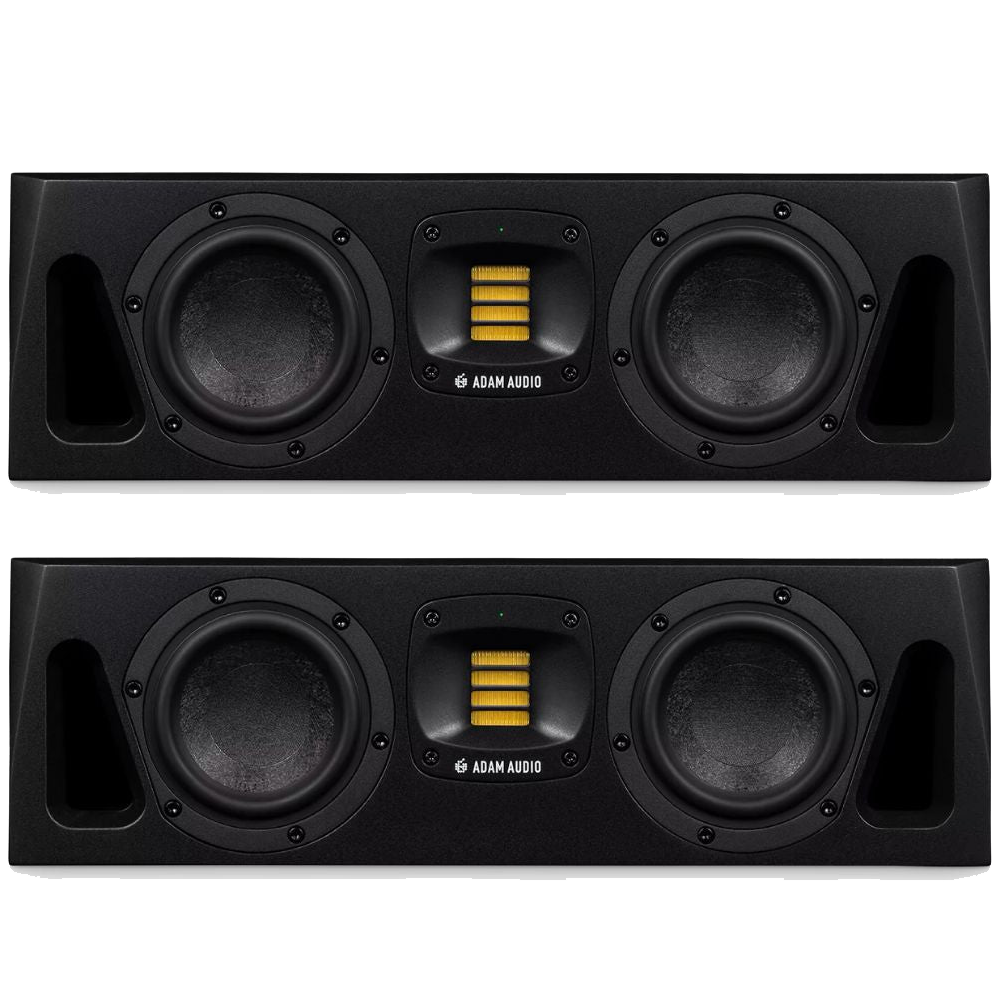 Par de Monitores de Áudio D3V ADAM Audio Preto