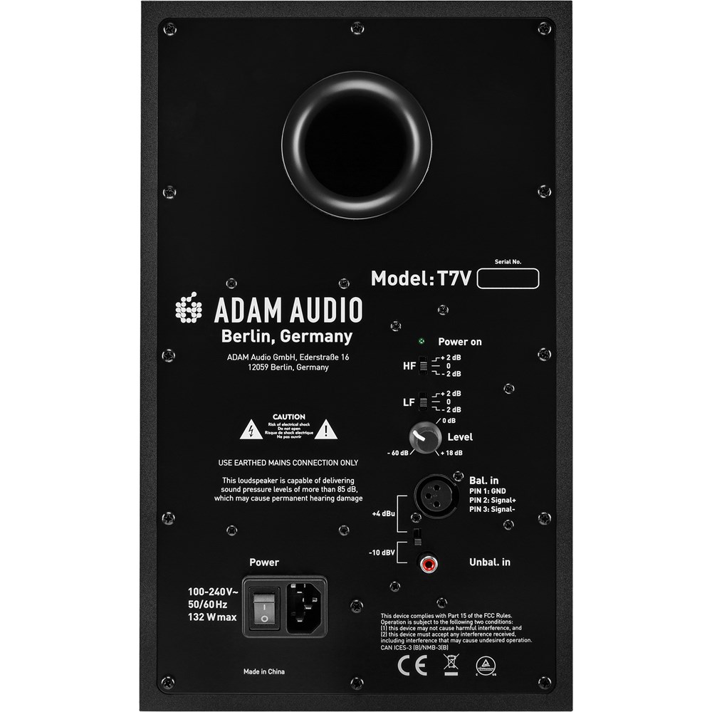 Par de monitores de áudio ativo 7 polegadas ADAM Audio T7V - 3