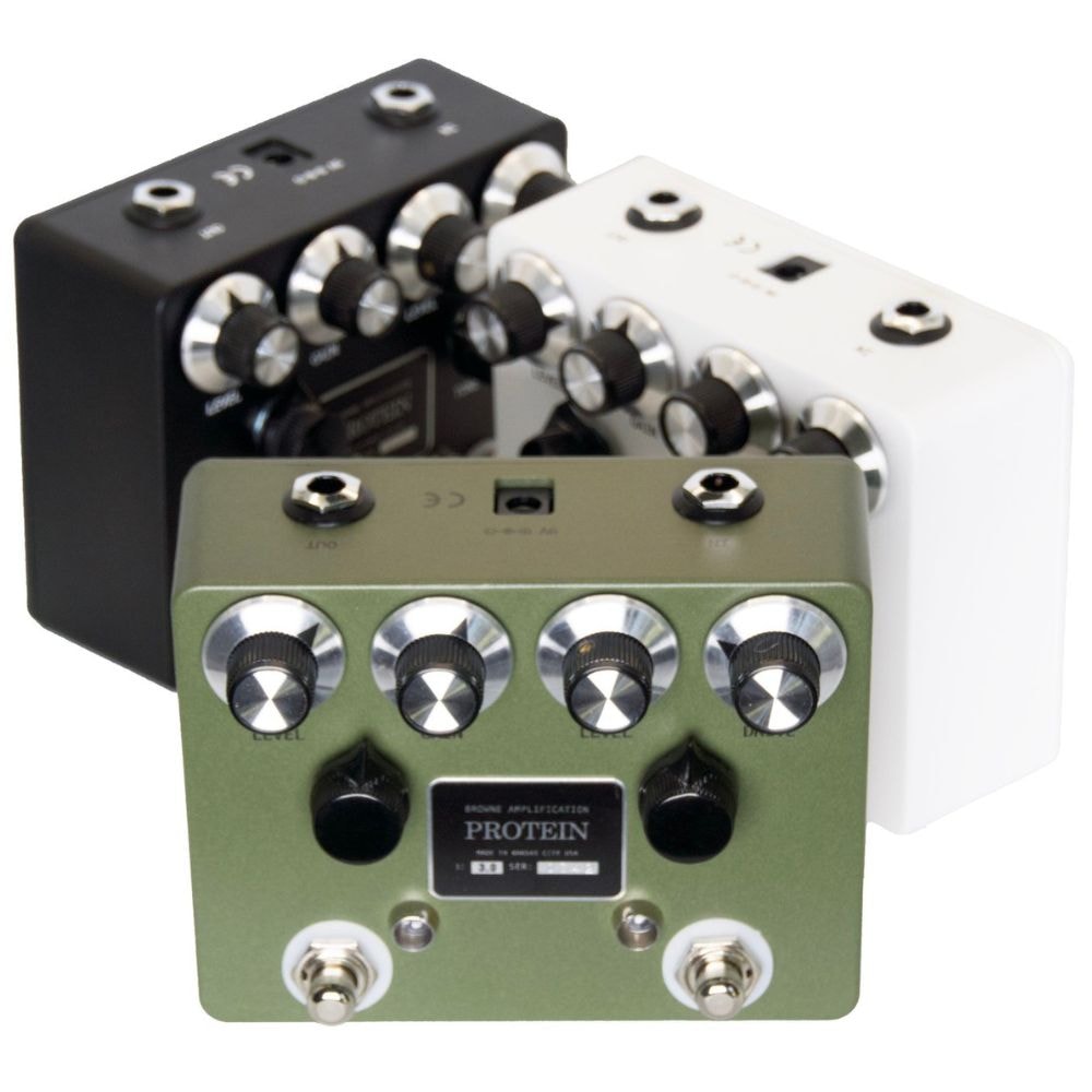 ギター Browne Amplification PROTEIN V3 Green Review: Browne Amplification Protein Dual Overdrive V3