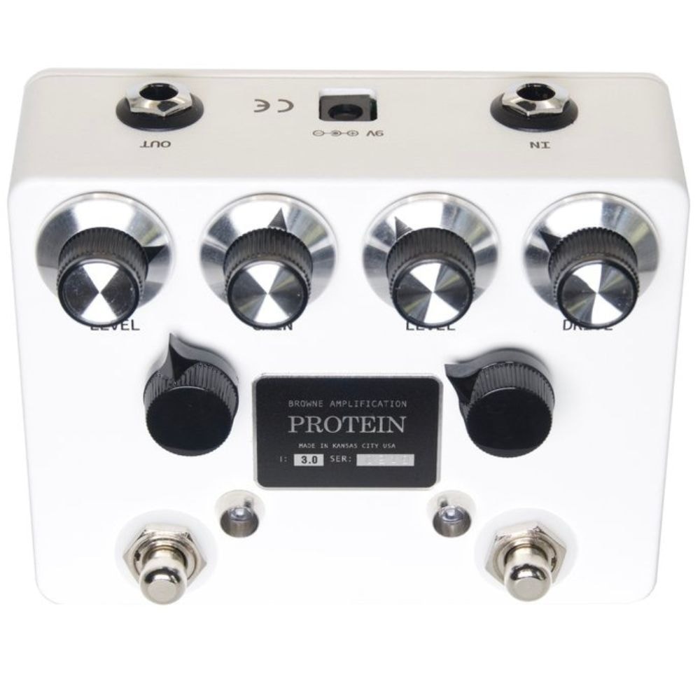 Pedal de efeitos para guitarra 2 in 1 Overdrive Browne Protein