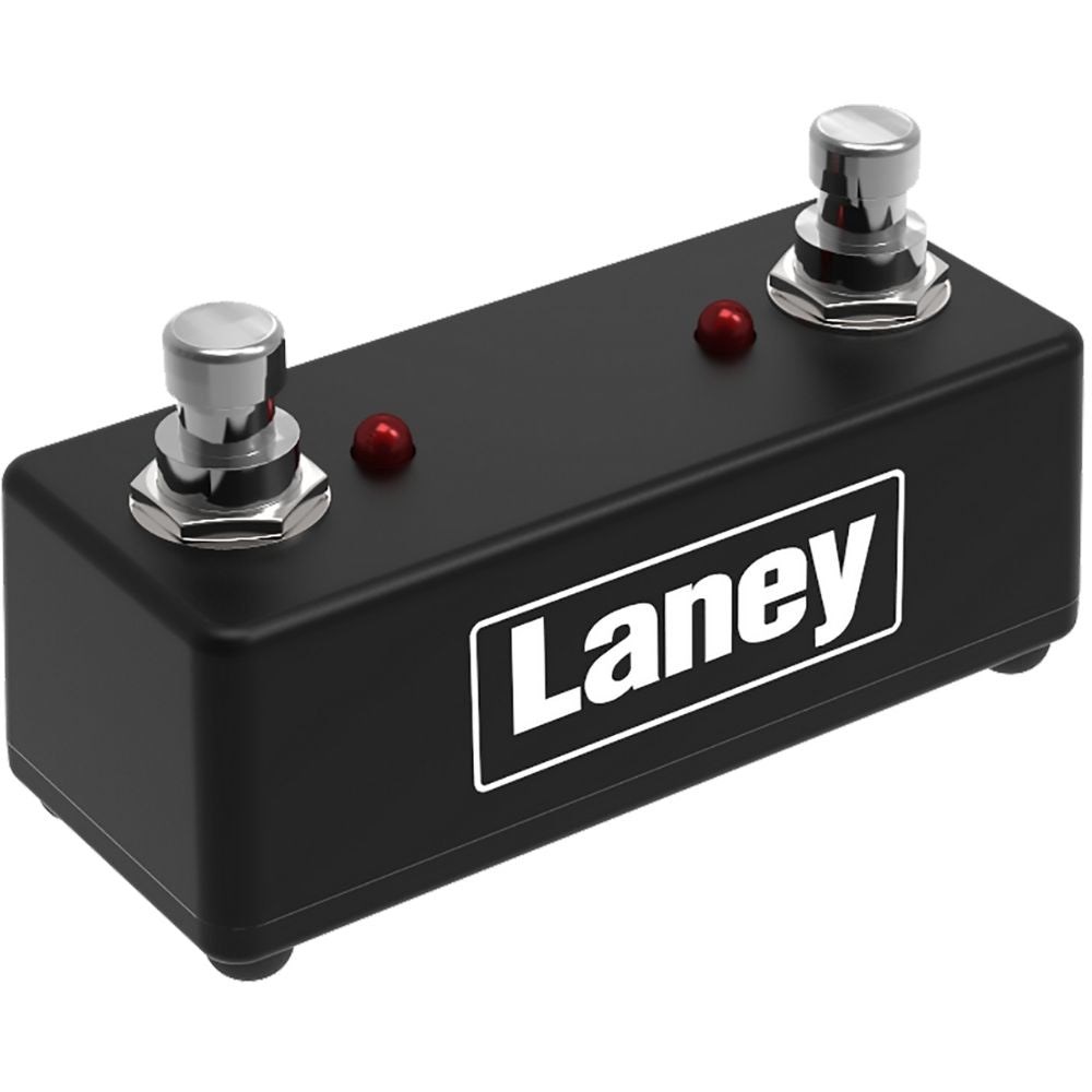 Pedal tipo Footswitch dual para troca de canais nos amplificadores compatíveis Laney FS2-Mini
