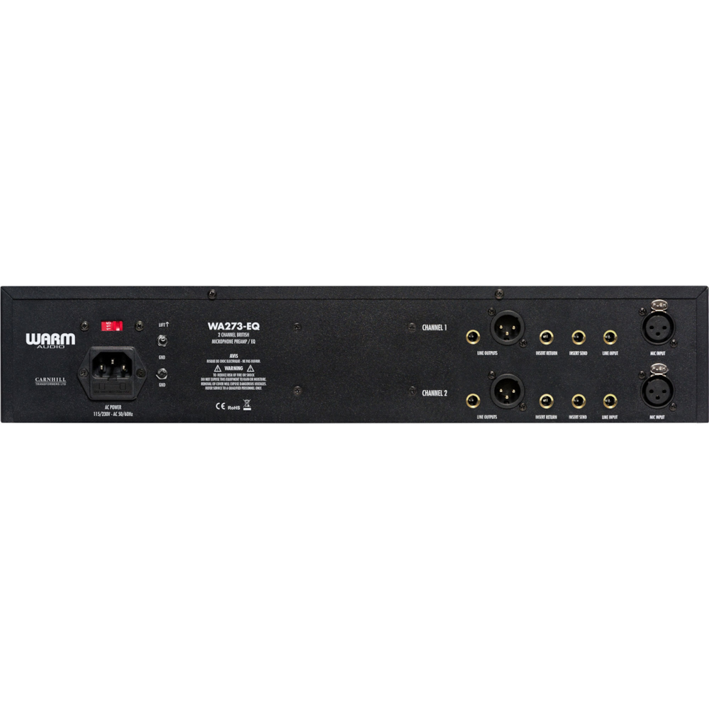 Pré-amplificador Warm WA273-EQ equalizador de microfone de canal duplo - 2