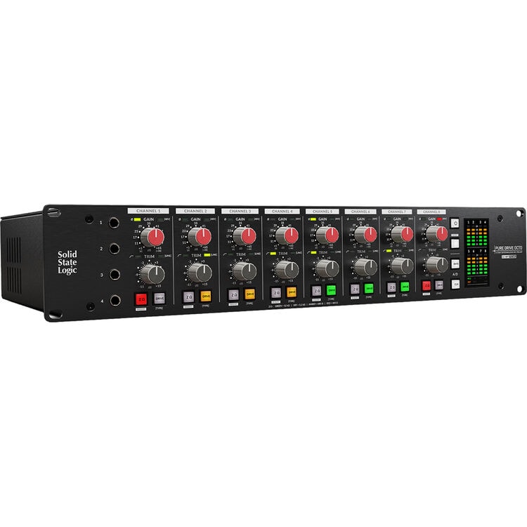 Pré-amplificador Focusrite Clarett+ Octo Pre com 8 canais de entrada